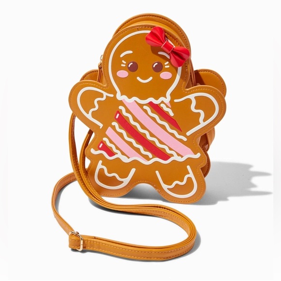Gingerbread Woman Crossbody Bag New With Tags - Picture 1 of 4